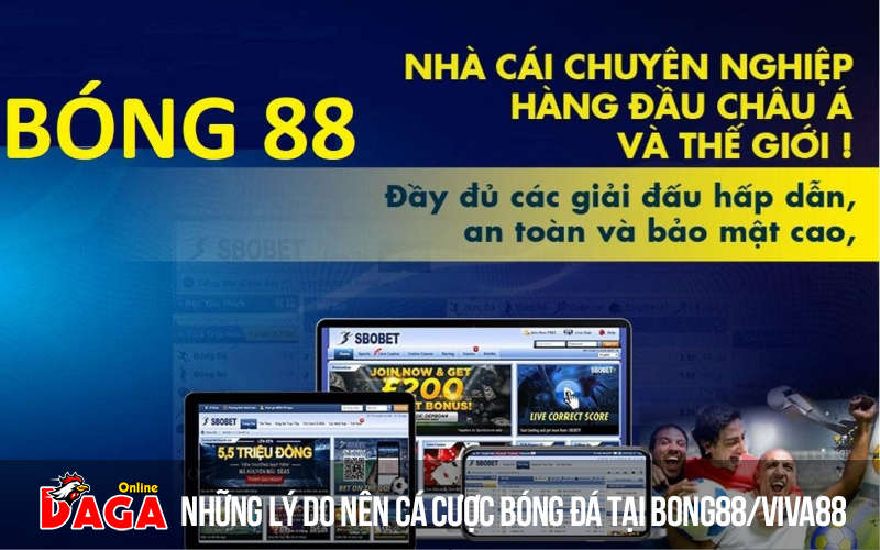 Những lý do nên cá cược bóng đá tại Bong88